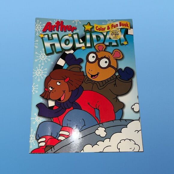 NEW 2003 Arthur Holiday Coloring Book Unused - Picture 1 of 3